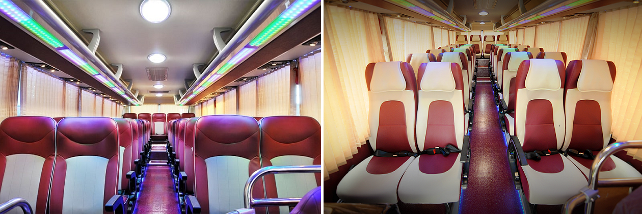 HÌNH ẢNH NỘI THẤT XE 29 CHỔ